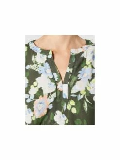 Große Größen Cecil V-Kragen T-Shirt In Olive Günstig Kaufen -Carlo Colucci Shop cecil v kragen t shirt in olive 4